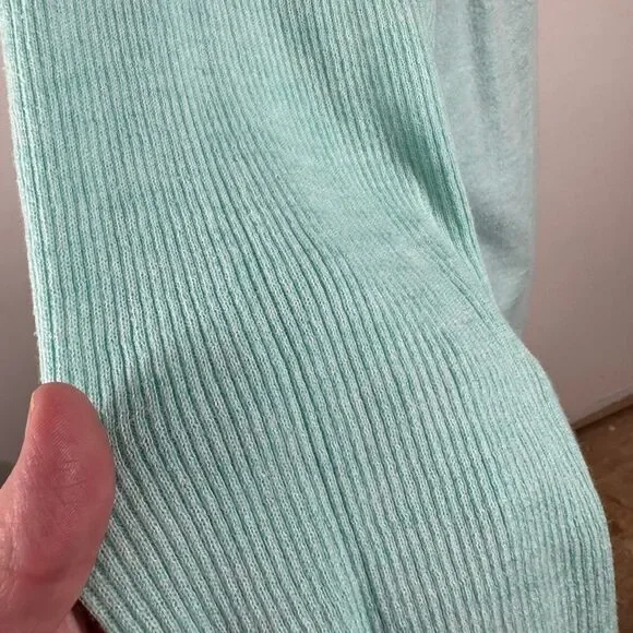 Talbots Soft Mint V-Neck Sweater - Picture 5 of 7